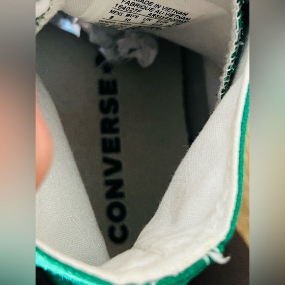 Converse Chuck Taylor All Star Hi Sneaker Amazon Green mens 8.0 women’s 10 - Picture 10 of 11